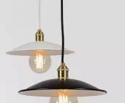 Harriet Big White/Black lamp