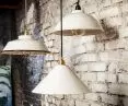 lampy emaliowane jasne kremowe