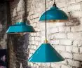 lampy emaliowane turkusowe