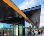 Rokietnica interchange, on opening day 1.09.