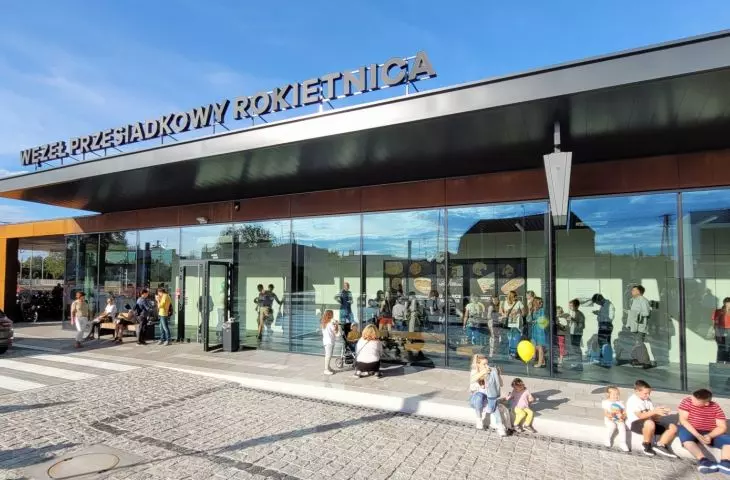 Węzeł przesiadkowy Rokietnica, w dniu otwarcia 1.09.