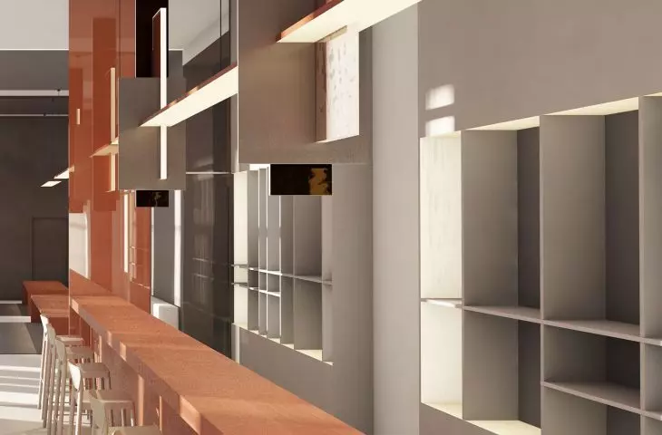 Projekt architektura współbycia, bar w Centrum