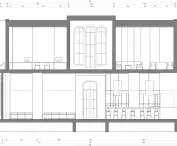 Projekt architektura współbycia, przekrój B-B