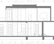 Projekt architektura współbycia. przekrój C-C