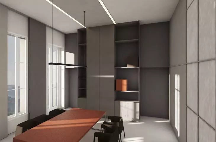 Projekt architektura współbycia, wnętrze sali aktywności
