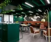 Zielona przestrzeń coworkingowa