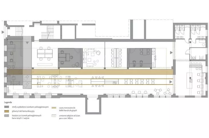 decyzje projektowe, 1. piętro