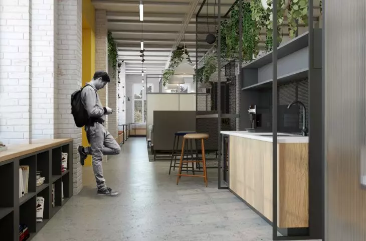 visualization of the 1st floor rooms