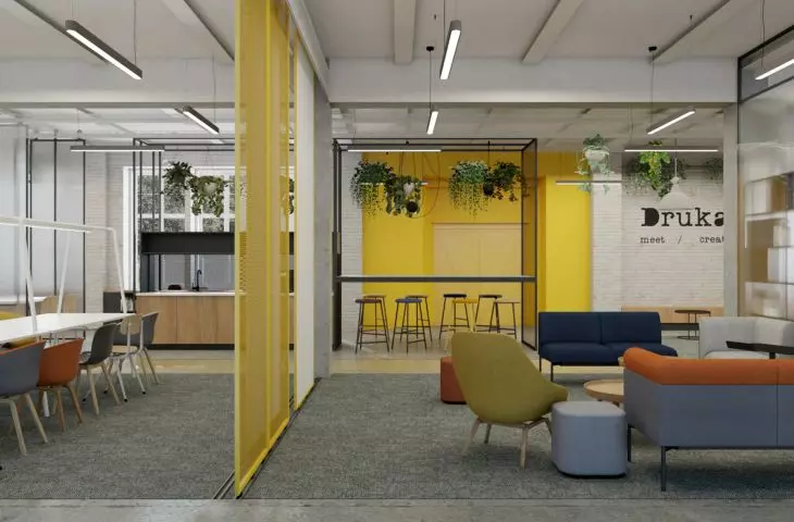 visualization of the 1st floor rooms