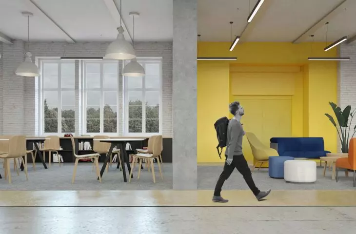 visualization of the 2nd floor rooms