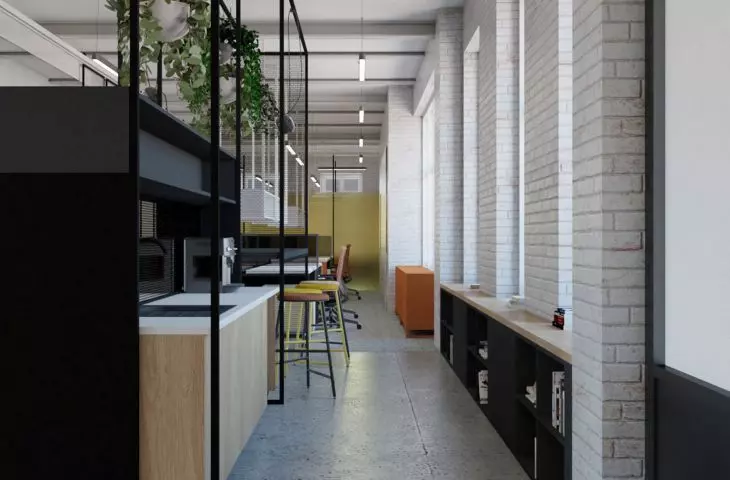 visualization of the 2nd floor rooms
