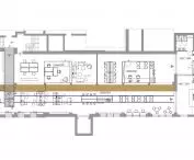 functional layout of the 1st floor