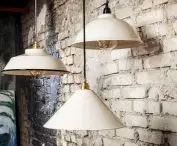 lampy emaliowane jasne kremowe