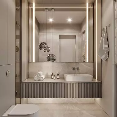 Bathroom on the first floor
