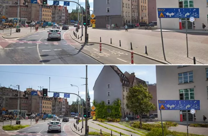Greening of Ruska Street in Wroclaw