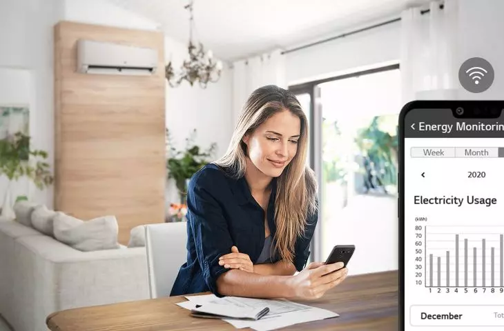 Artcool Beige – klimatyzator pokojowy typu RAC – funkcje monitorowania