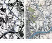 Tereny Linii na mapie Festungs Special-Übersichtplan 1904 i niemieckiej aktualizacji 1944