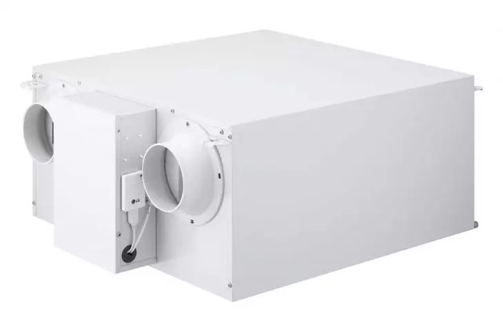 ERV air handling unit - ventilation with energy recovery for residential buildings