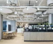 Ecophon acoustic systems in ISS Hub office, Norblin Factory, Warsaw, Poland