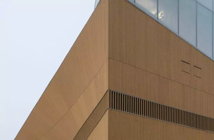 The southwest corner of the building, 