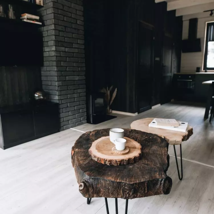 Original wooden tables
