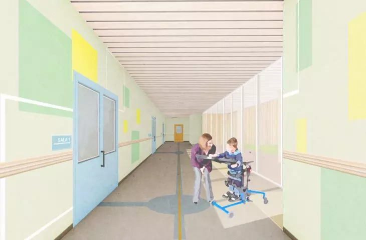 wnętrze, strefa edukacyjna
