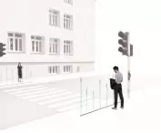 air curtain to signal danger