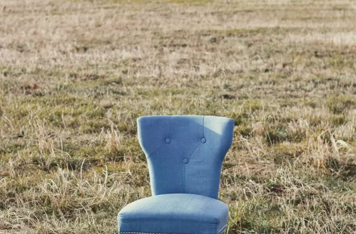 Upholstered armchair