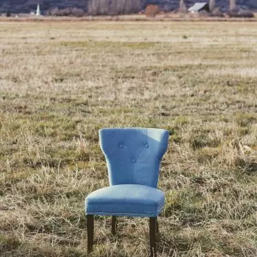 Upholstered armchair