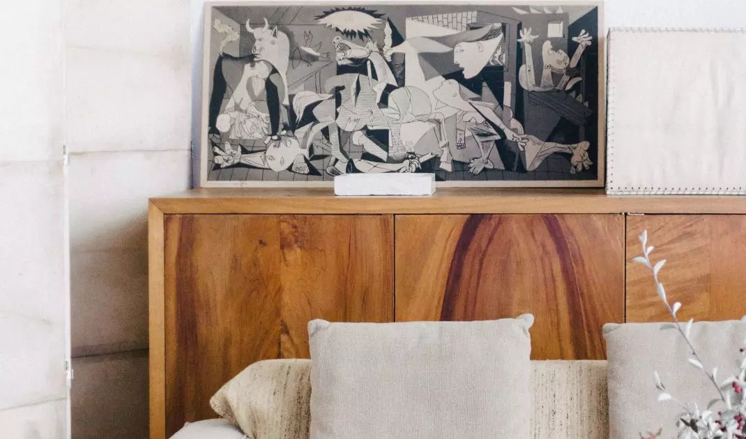 Upholstered armchair