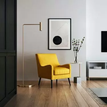 Upholstered armchair