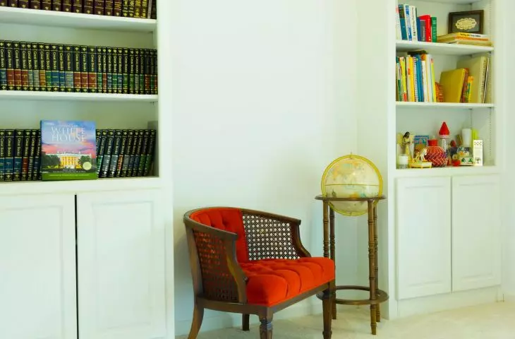 Upholstered armchair