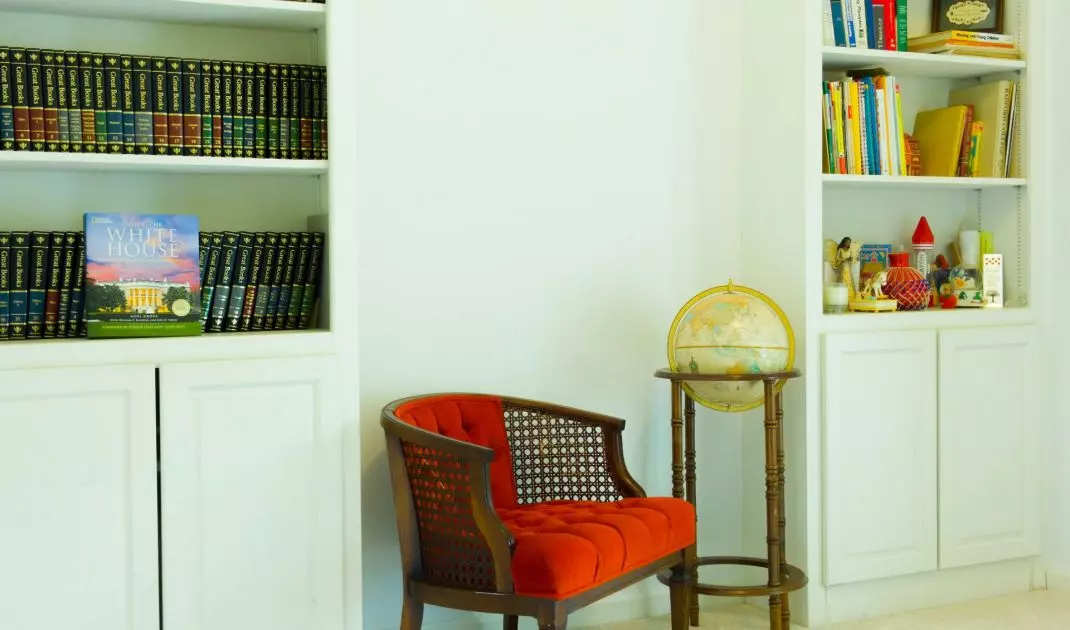 Upholstered armchair