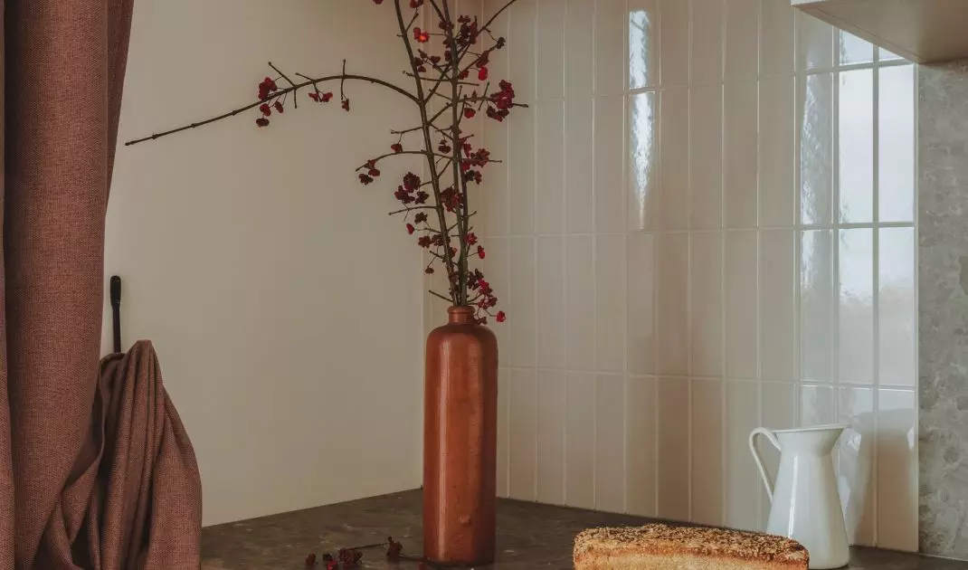 Vintage elements appear throughout the interior