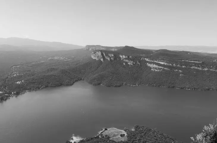 Bird's eye view of the lagoon