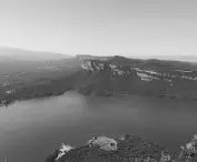Bird's eye view of the lagoon