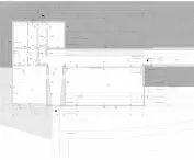 Cultural heritage interpretation center design, level 0 projection.