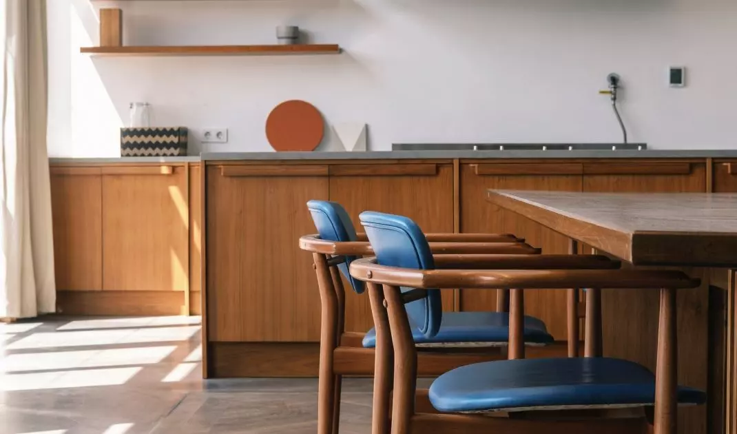 Wooden fronts of kitchen cabinets