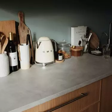 Wooden fronts of kitchen cabinets