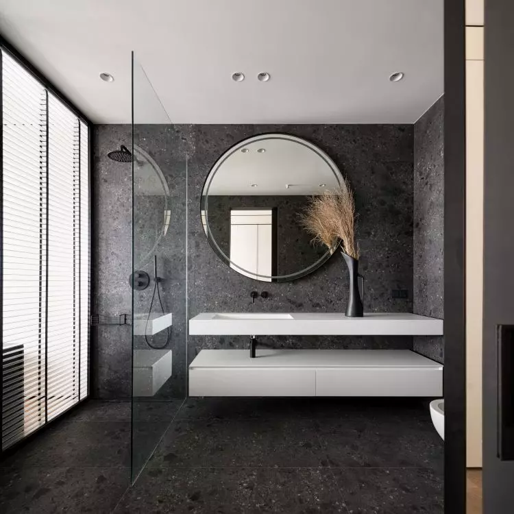 In the bathroom we should choose durable materials
