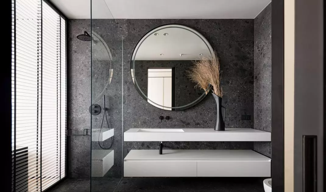 In the bathroom we should choose durable materials