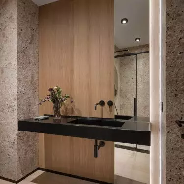 Beige bathroom