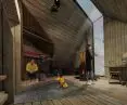 Inside an Icelandic shelter