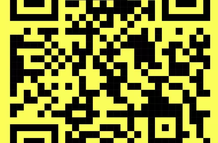 Projekt Islandzkie schronienie, kod QR do animacji