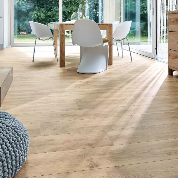 The size of the board affects the perception of the room