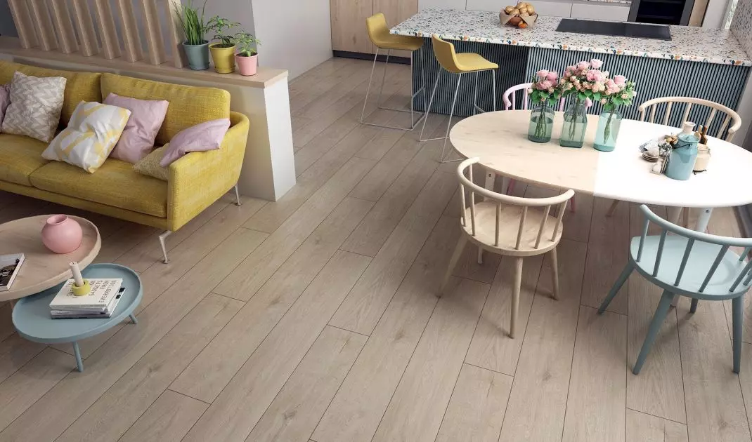 Properly selected flooring will perfectly emphasize the style of the interior 