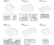 Re-Wood Housing project, a diagram of cluster types