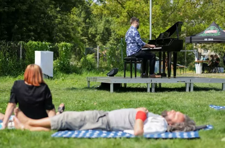 Chopin on the Grass concert during the InGarden festivities organized by the Landscapes Foundation