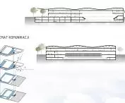 Projekt lodowiska w Opolu, schemat komunikacji