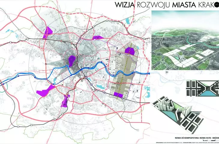 Wizja Rozwoju Miasta Krakowa: Miasto Policentryczne Zwarte Koncepcja studium kierunków rozwoju Miasta Krakowa